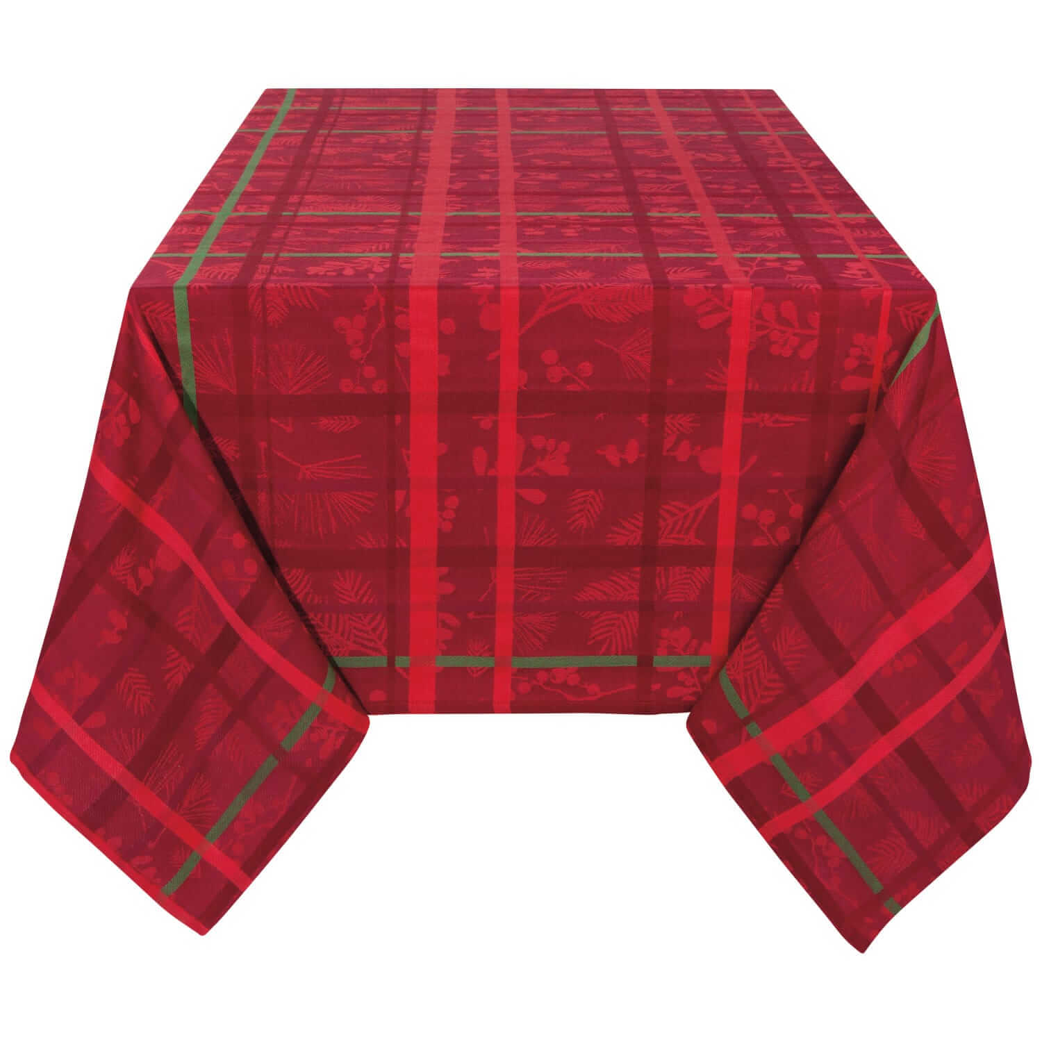Jacquard Tablecloth - Winterberry Christmas 90 x 60In-Pretty Clean Shop