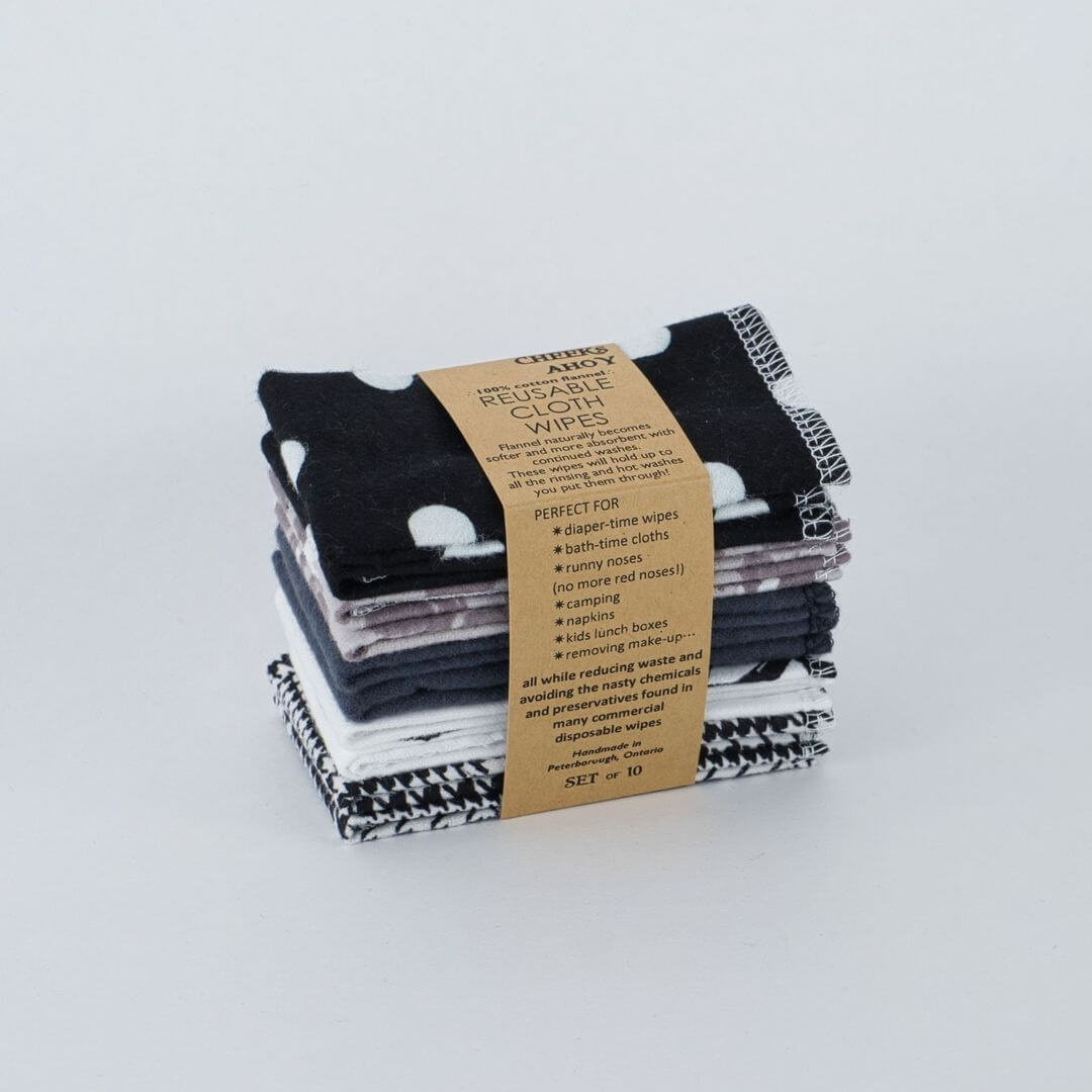 Cloth Wipes - Cotton Flannel