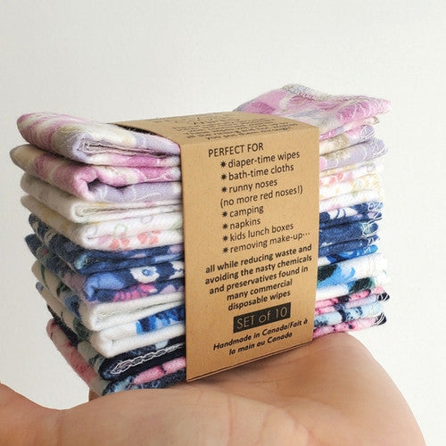 Cloth Wipes - Cotton Flannel