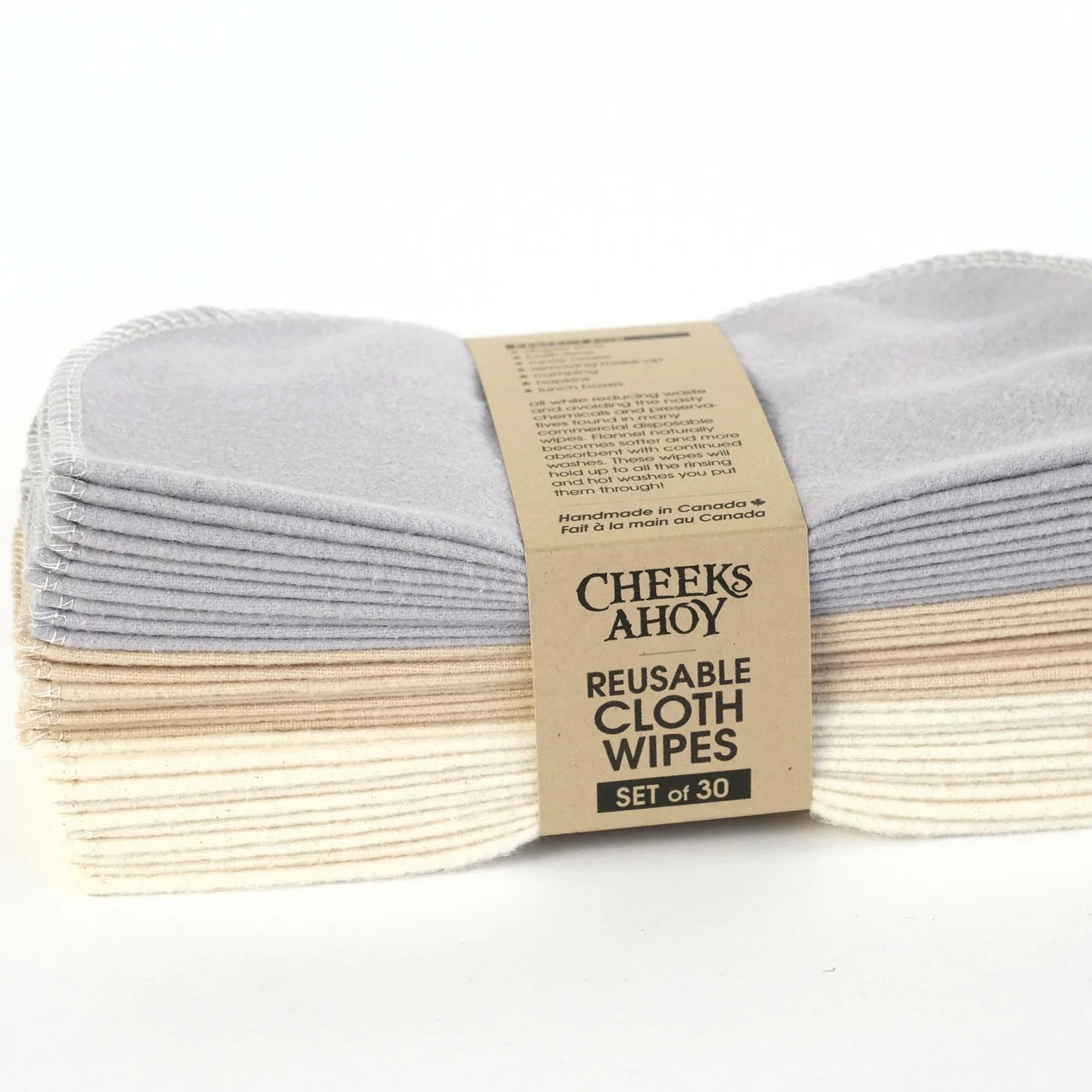 Cloth Wipes - Cotton Flannel