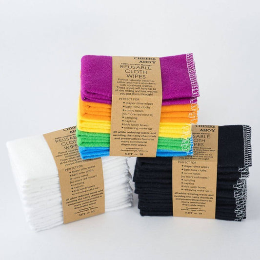 Cloth Wipes - Cotton Flannel