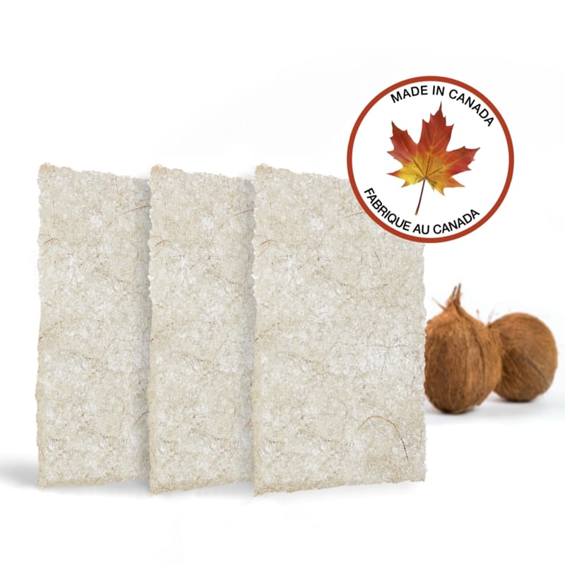 Coconut Scouring Pads - Set of 3