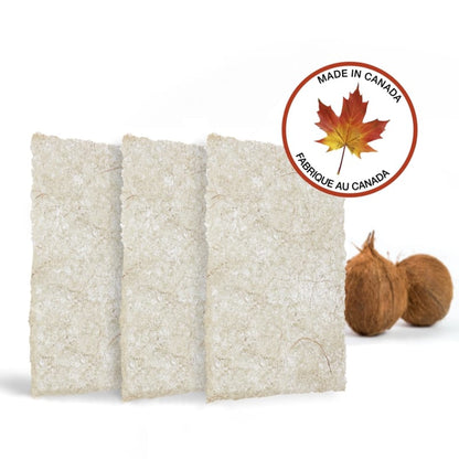 Coconut Scouring Pads - Set of 3