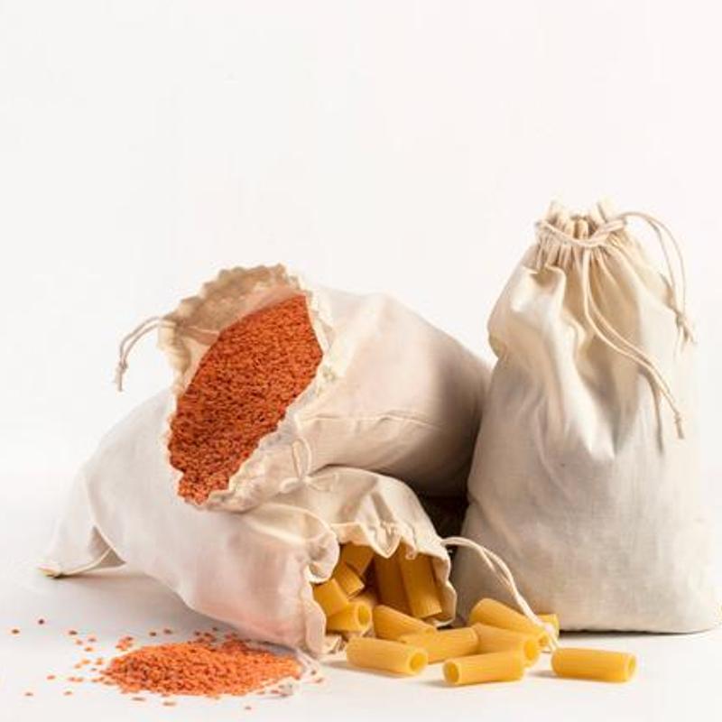 Cotton Bulk & Produce Bags - Set of 3