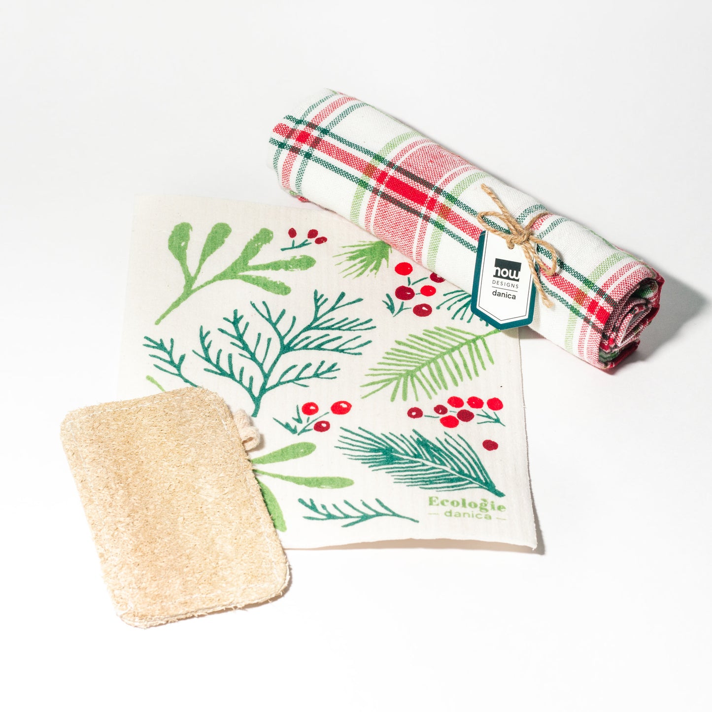 Holiday Clean Kitchen Gift Set / Mistletoe