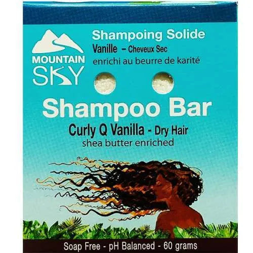 Shampoo Bar Curly Q Vanilla (Dry Hair) - Mountain Sky