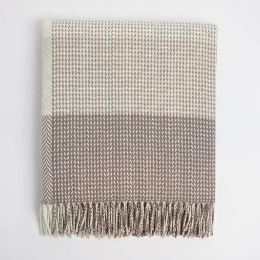 Dun Briste Cashmere/Wool Throw