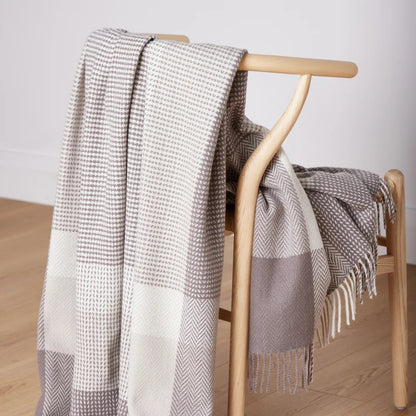 Dun Briste Cashmere/Wool Throw