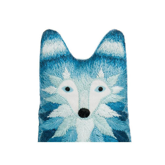 D.I.Y. Embroidered Doll Kit - Wolf