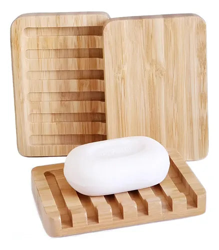 Soap Dish - Bamboo Self Draining
