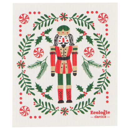 Reusable Swedish Dishcloth / Sponge - Holiday/Winter Themed - by Ecologie
