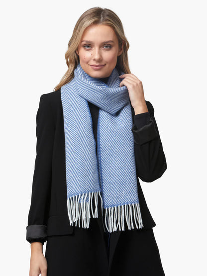 Herringbone Cashmere Blend Scarves