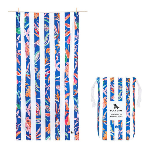 Dock & Bay Quick Dry Towels - Tropical Bloom - Large