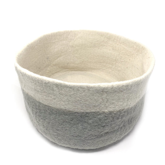 Storage Basket - White/Grey