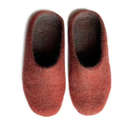 Wool Slippers - Ember