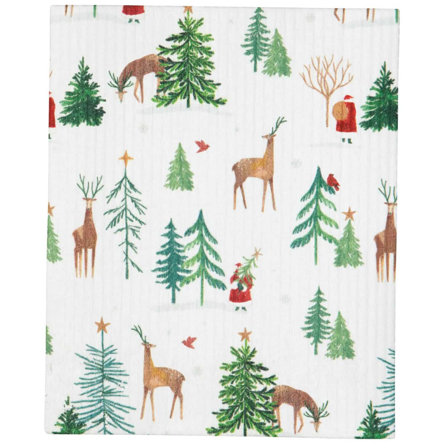 Reusable Eco Dishcloth Roll - Winter Wonders Christmas-Pretty Clean Shop