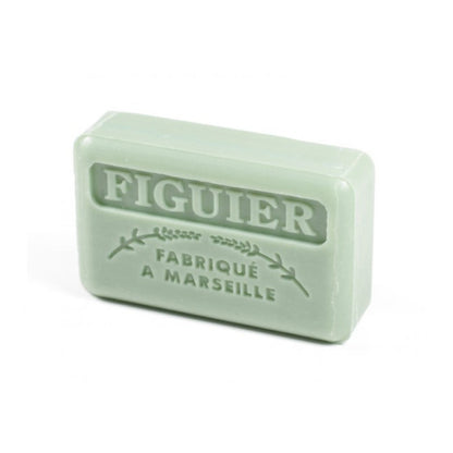 Marseille Soap Bar for Skin with Organic Shea Butter - Fig Tree