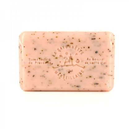 Soap Bar with Organic Shea Butter - Exfoliating Rose