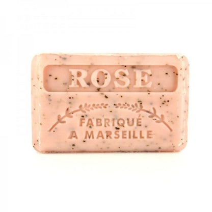 Soap Bar with Organic Shea Butter - Exfoliating Rose