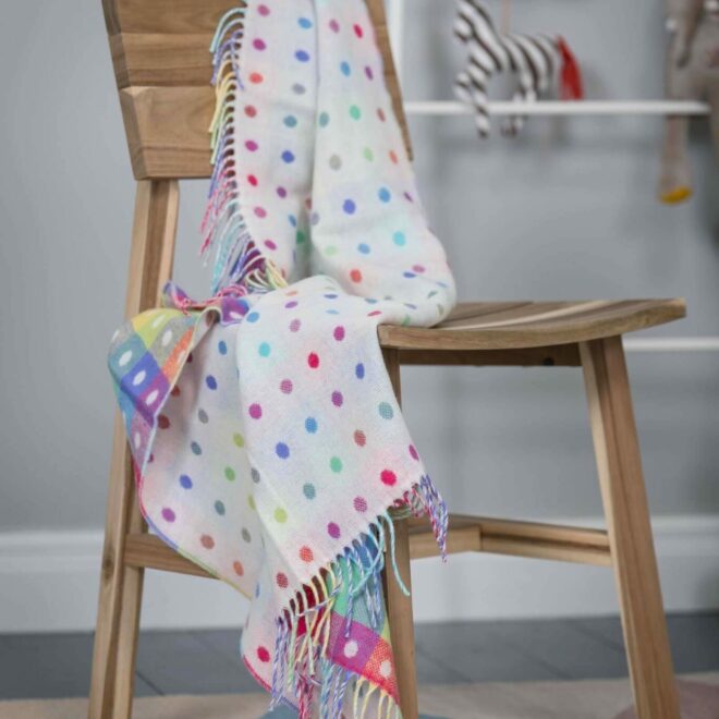 Foxford Rainbow Baby Blanket