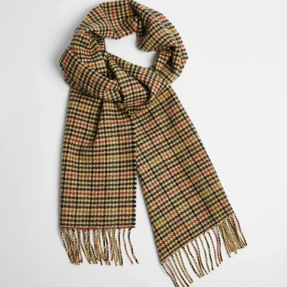 Foxford Modern Houndstooth Lambswool Scarf
