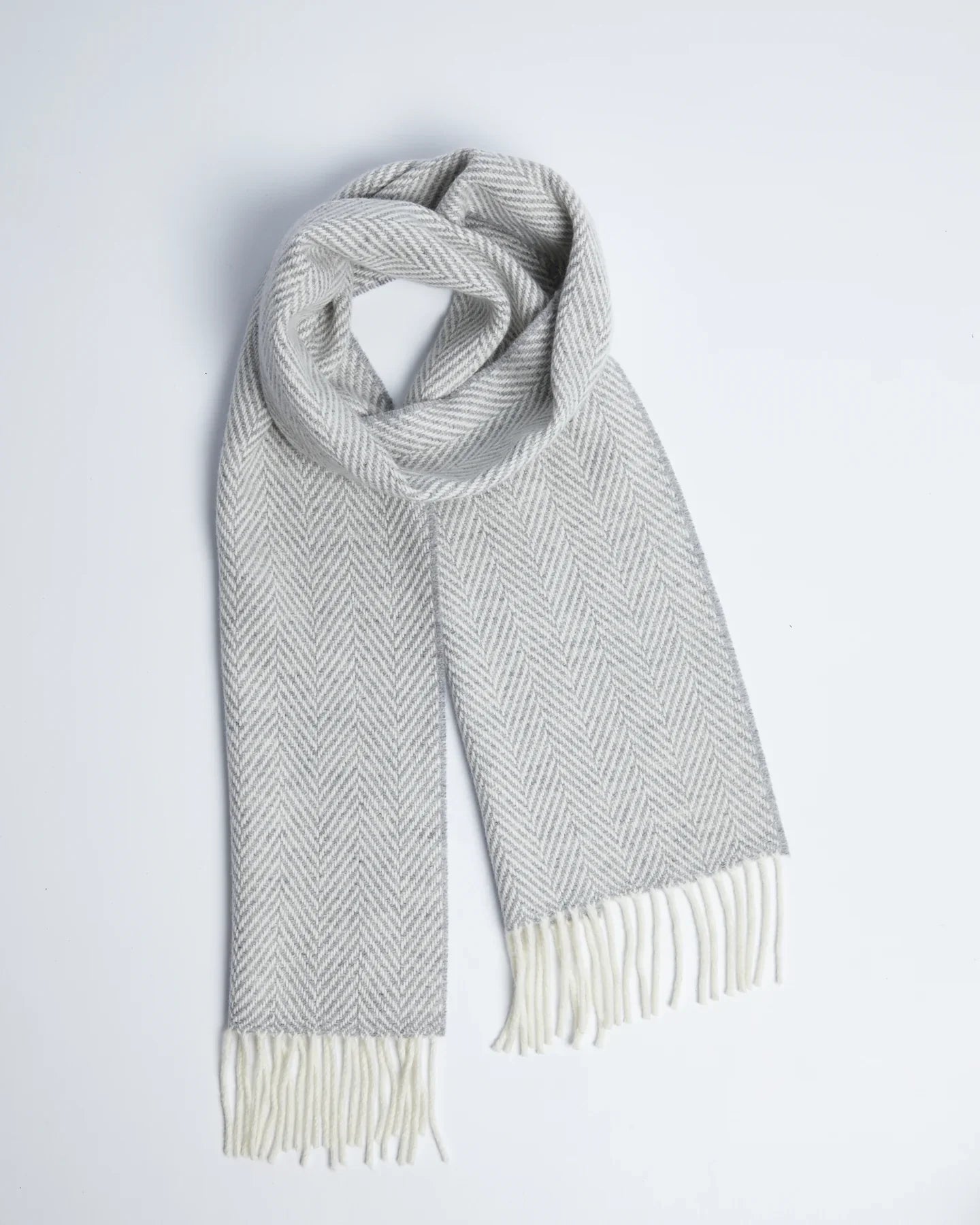 Herringbone Cashmere Blend Scarves