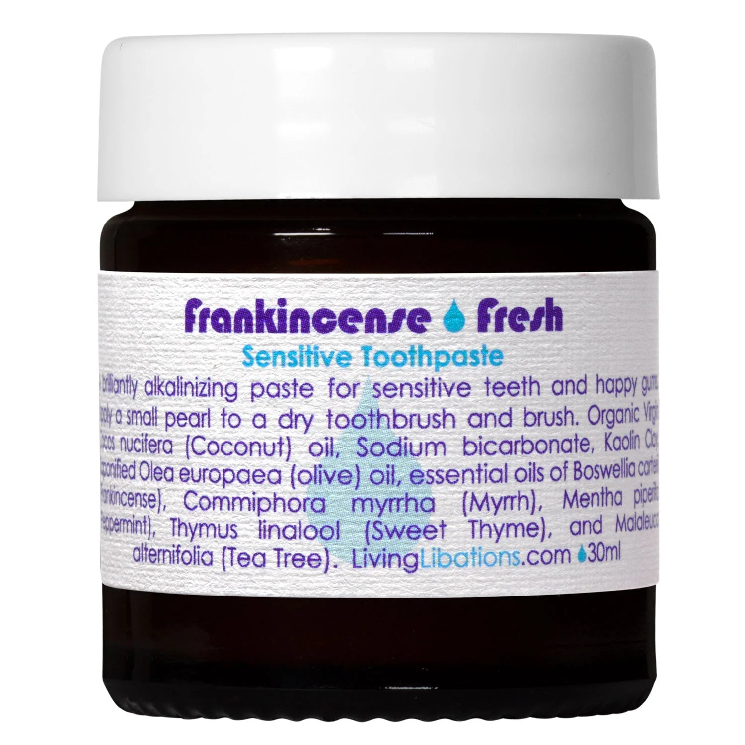 Frankincense Fresh Sensitive Toothpaste by Living Libations