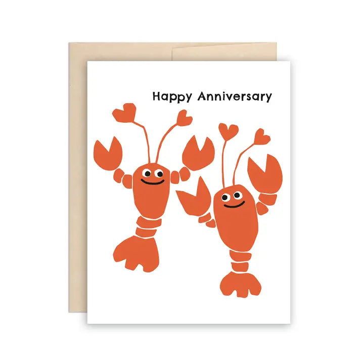 Love & Friendship - Happy Anniversary Lobsters