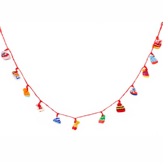 Knitted Hat Garland