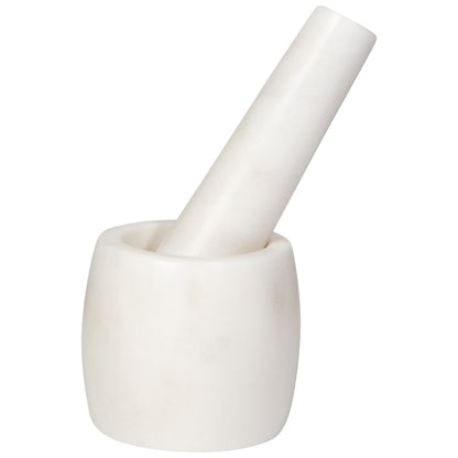 Marble Mortar & Pestle White - Small