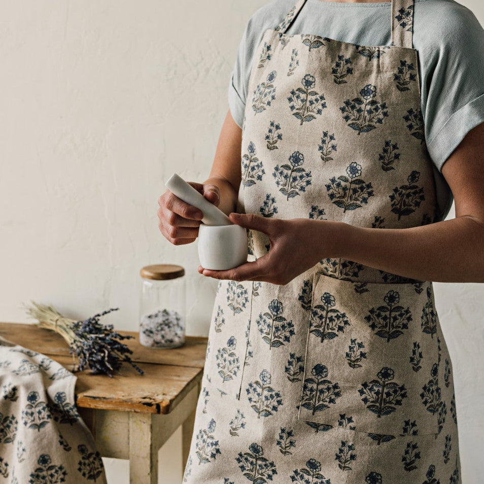 Marble Mortar & Pestle White - Small