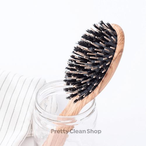 Hairbrush Luxury Olivewood with Maple Pins by Redecker