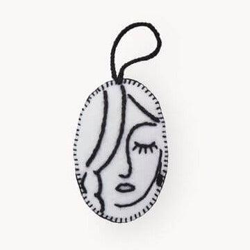 Hand Embroidered Ornament - Sister