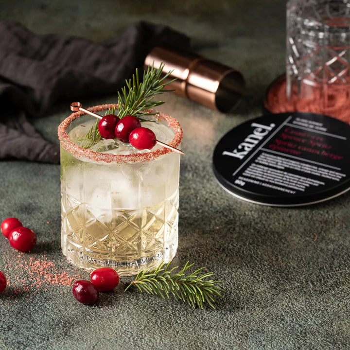 Cranberry Spruce Spritz Glass Rimmer