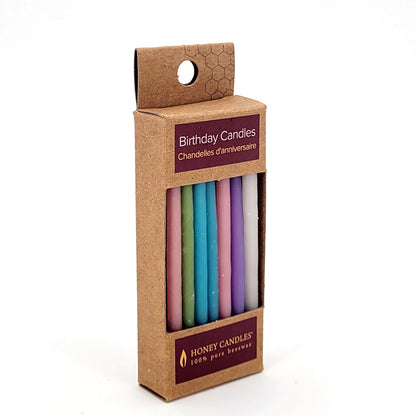 Beeswax Birthday Candles (pack of 20) by Honey Candles