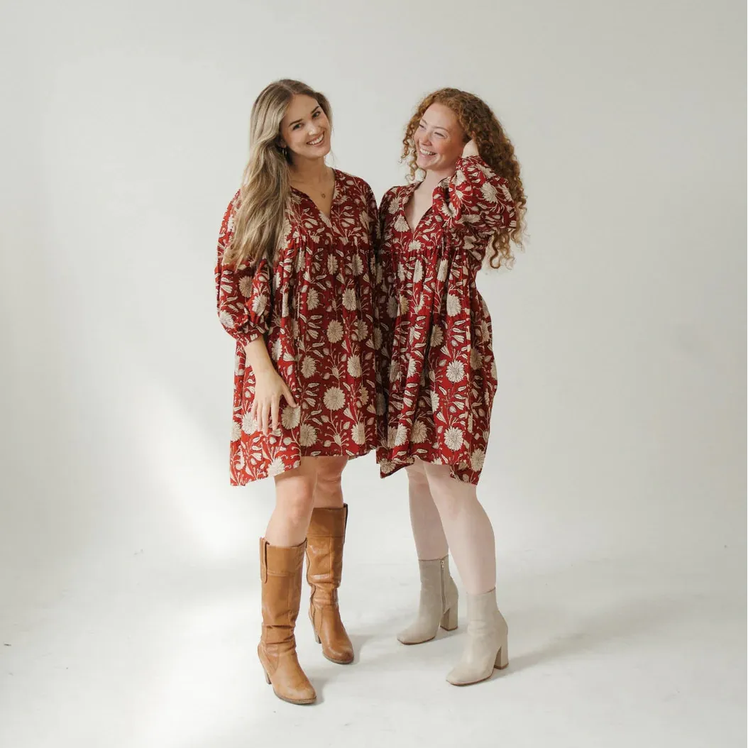 Mira Mini Dress - Anala Red | prettycleanshop