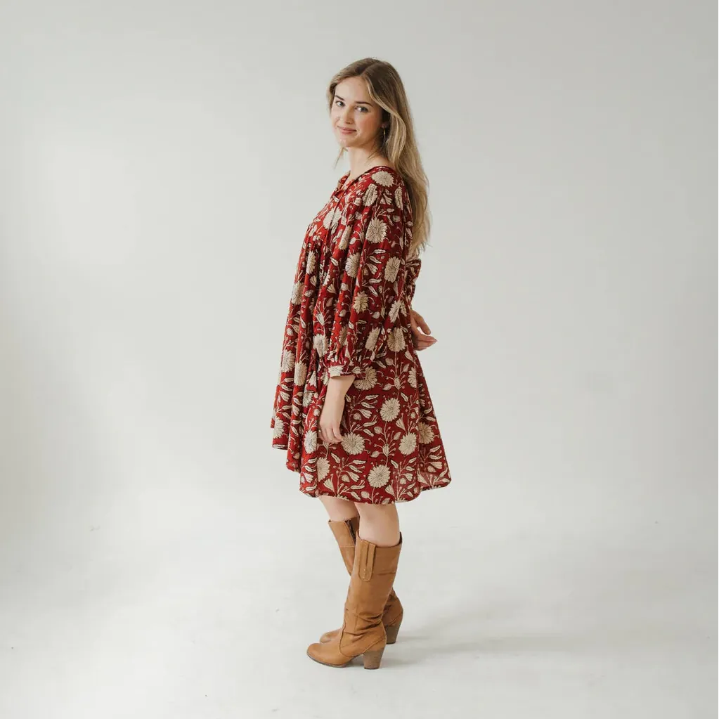 Mira Mini Dress - Anala Red | prettycleanshop
