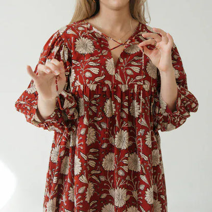 Mira Mini Dress - Anala Red | prettycleanshop