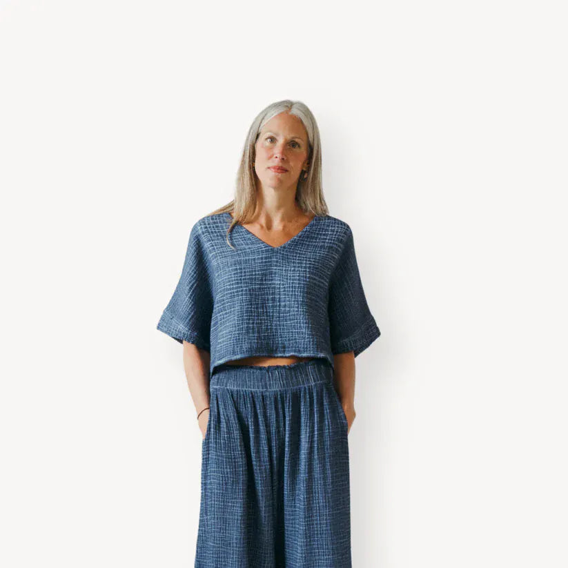 Crinkle Crop Top - One Size | prettycleanshop.myshopify.com