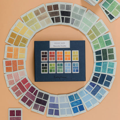 Memory Game - Watercolour Swatches