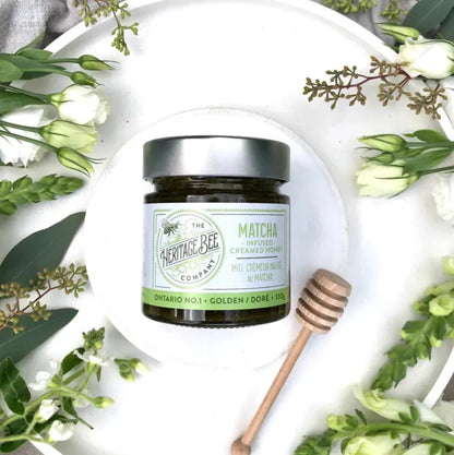 Matcha Creamed Honey