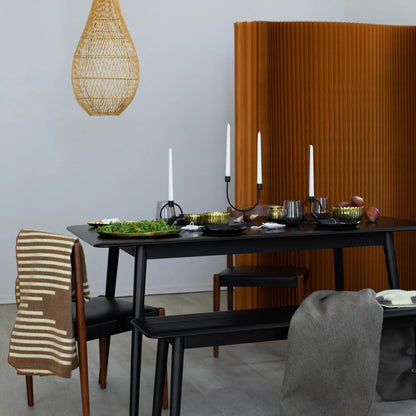 Iron Candle Holder - Asymmetrical - Black