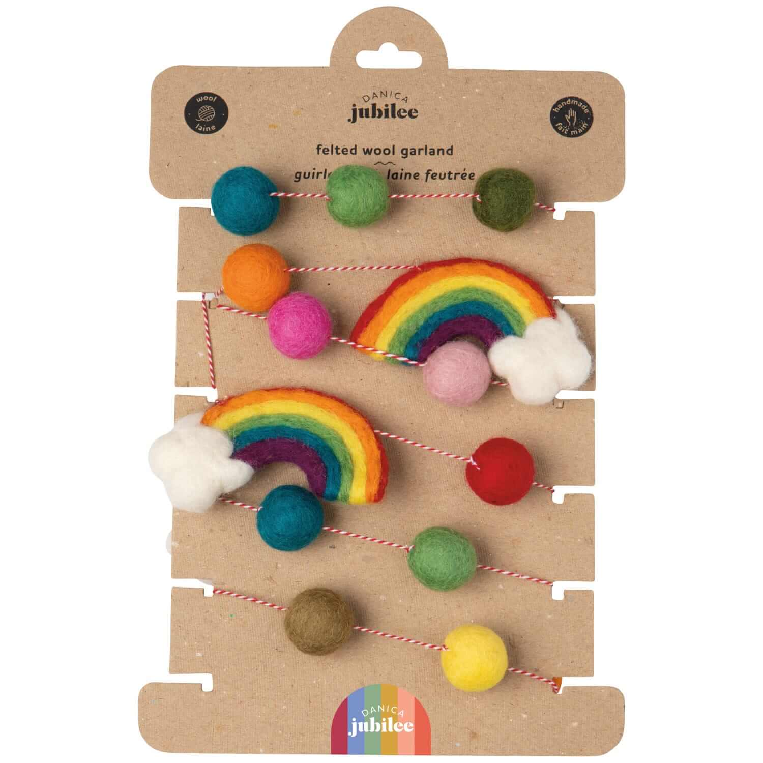 Felted Wool Garland - Love is Love-Home-Pretty Clean Shop