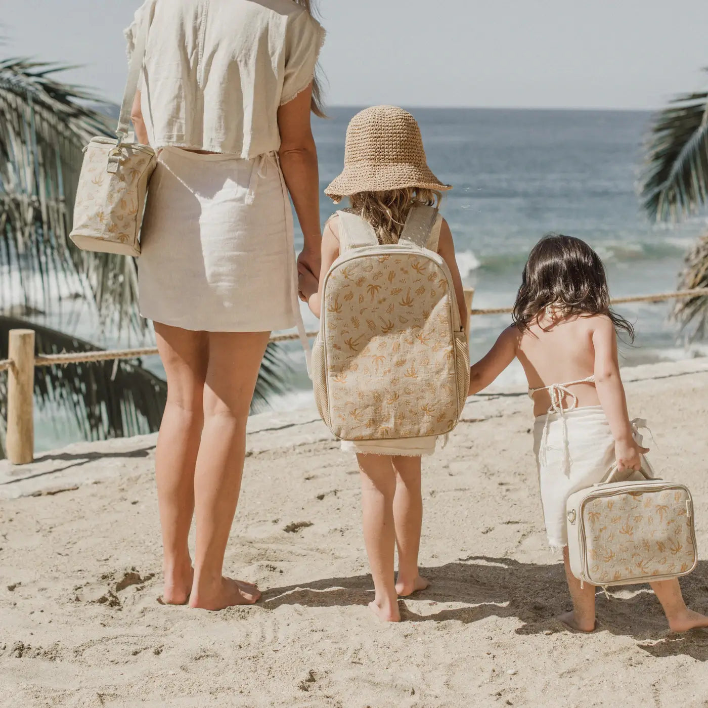 Kids Linen Backpack Sunkissed by SoYoung