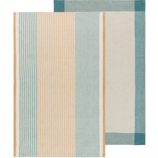 Kitchen Tea Towels Array Stripe - Set of 2