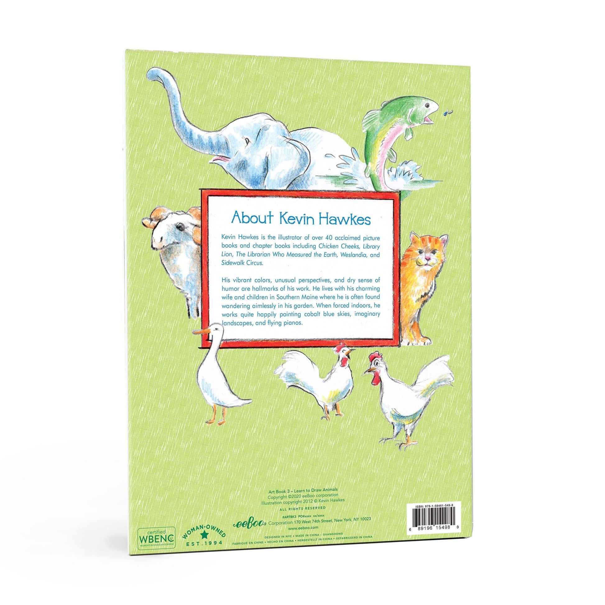Learn to Draw Animals with Kevin Hawkes by eeBoo