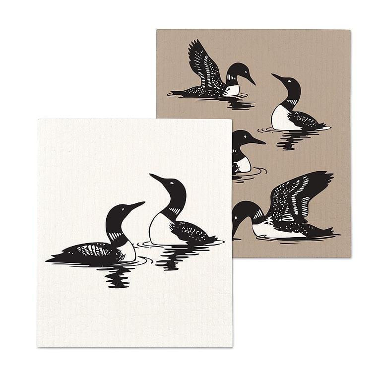 Reusable Swedish Sponge Loons - Set of 2