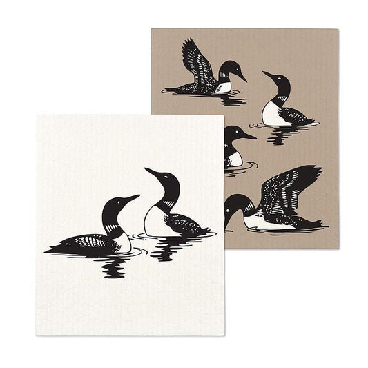 Reusable Swedish Sponge Loons - Set of 2
