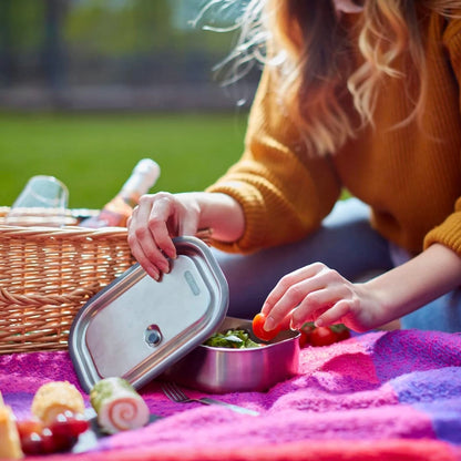 Stainless Steel Lunch Box 1L - Olive