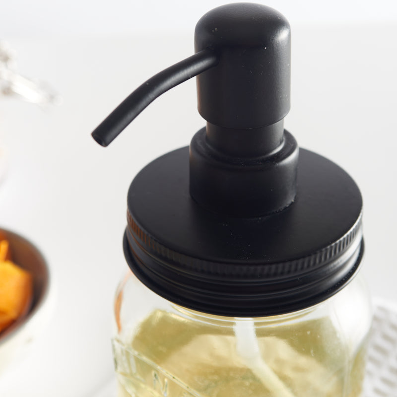 Mason Jar with Pump Dispenser for Liquid Soap or Lotion - 500ml